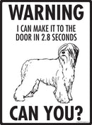 Briard! Make It To Fence or Door Signs (9" x 12")-2