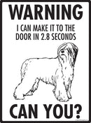 Briard Make It To Fence or Door Signs (9" x 12")-3