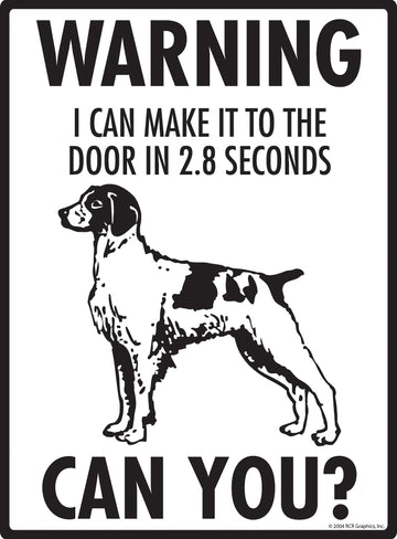 Brittany! Make It To Fence or Door Aluminum Sign - 9x12 Inch, Weatherproof, Yard - 0