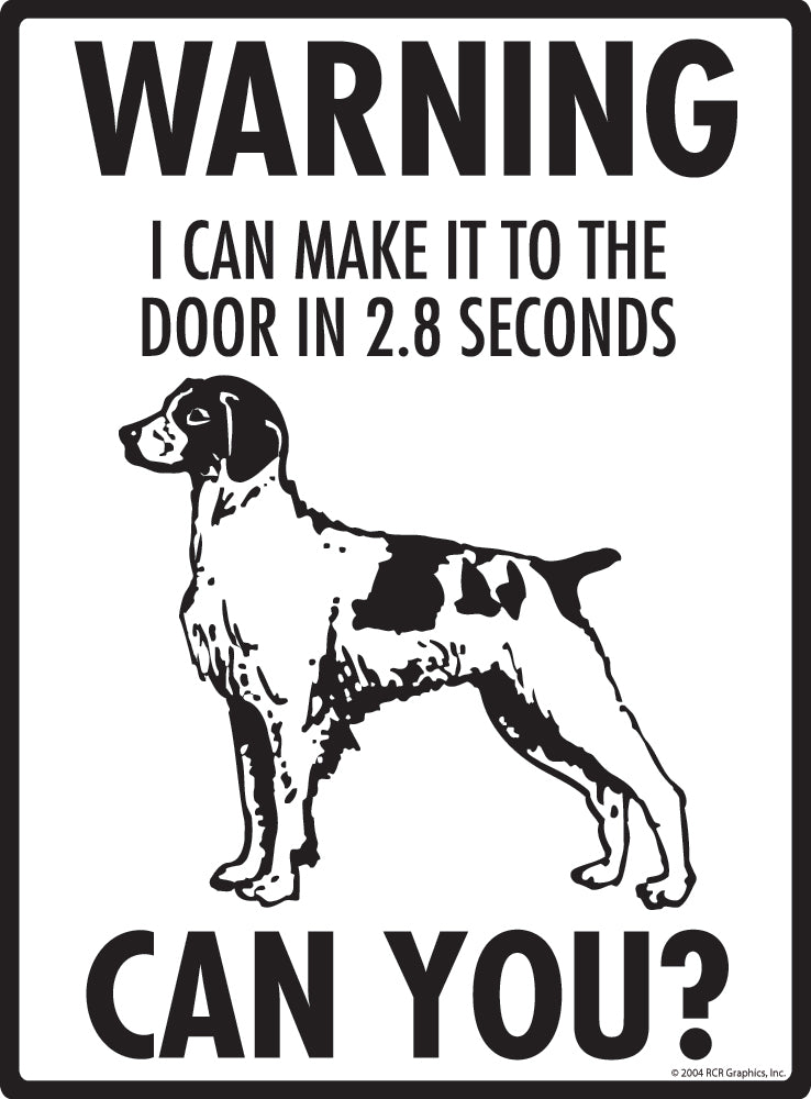 Brittany Make It To Fence or Door Signs (9" x 12")