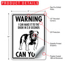 Bulldog! Make It To Fence or Door Signs (9" x 12")-5
