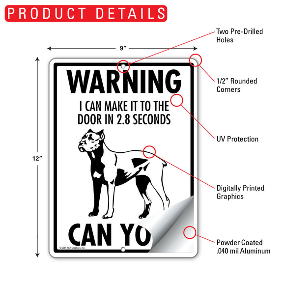 Cane Corso! Make It To Fence or Door Signs (9" x 12")