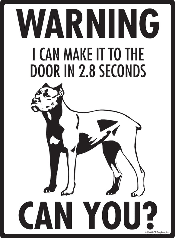 Cane Corso! Make It To Fence or Door Signs (9" x 12")
