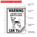 Chinese Crested! Make It To Fence Signs (9" x 12")-5