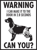 English Cocker Spaniel! Make It To Fence or Door Signs (9" x 12")-2