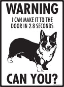 Corgi Make It To Fence or Door Signs (9" x 12")-3