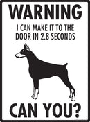 Doberman Pinscher! Make It To Fence or Door Signs (9" x 12")-2