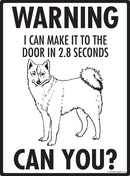 Finnish Spitz! Make It To Fence or Door Signs (9" x 12")-2