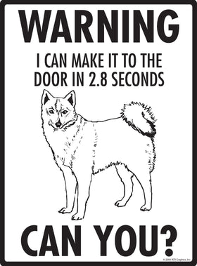 Finnish Spitz! Make It To Fence or Door Signs (9" x 12") - 0
