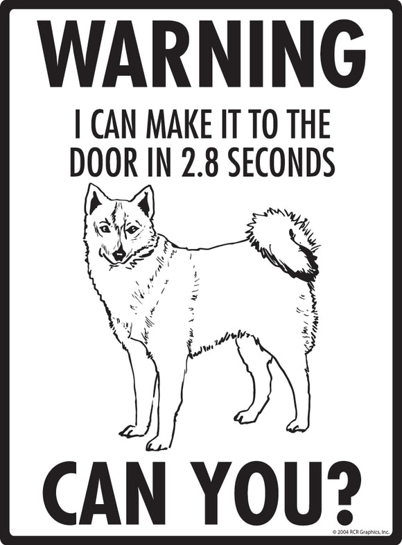 Finnish Spitz! Make It To Fence or Door Signs (9" x 12")