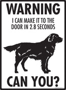 Flat-Coated Retriever! Make It To Fence or Door Signs (9" x 12")-2