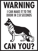 German Shepherd Make It To Fence or Door Signs (9" x 12")-3