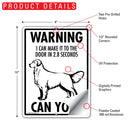 Golden Retriever! Make It To Fence or Door Signs (9" x 12")-5