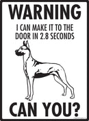 Great Dane! Make It To Fence or Door Signs (9" x 12")-2