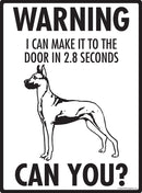 Great Dane Make It To Fence or Door Signs (9" x 12")-3