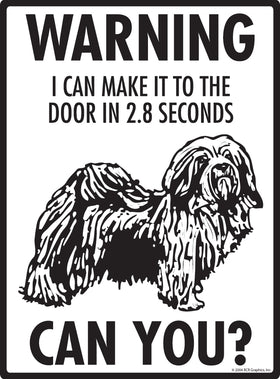 Havanese! Make It To Fence or Door Signs (9" x 12") - 0