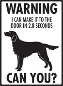 Irish Setter Make It To Fence or Door Signs (9" x 12")-3