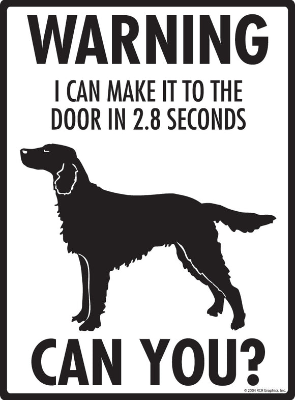 Irish Setter Make It To Fence or Door Signs (9" x 12")