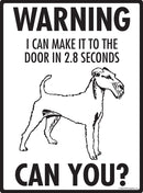 Irish Terrier! Make It To Fence or Door Signs (9" x 12")-2