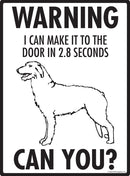 Irish Wolfhound! Make It To Fence or Door Signs (9" x 12")-2
