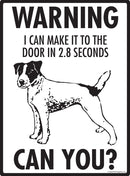 Jack Russell Terrier Make It To Fence or Door Signs (9" x 12")-3