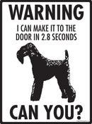 Kerry Blue Terrier Make It To Fence or Door Signs (9" x 12")-3