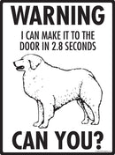 Kuvasz Make It To Fence or Door Signs (9" x 12")-3