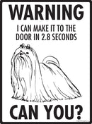 Maltese! Make It To Fence or Door Signs (9" x 12")-2