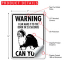 Old English Sheepdog! Make It To Fence or Door Signs (9" x 12")-5