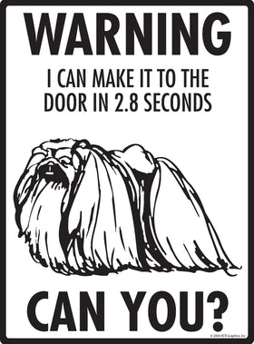 Pekingese! Make It To Fence or Door Signs (9" x 12") - 0
