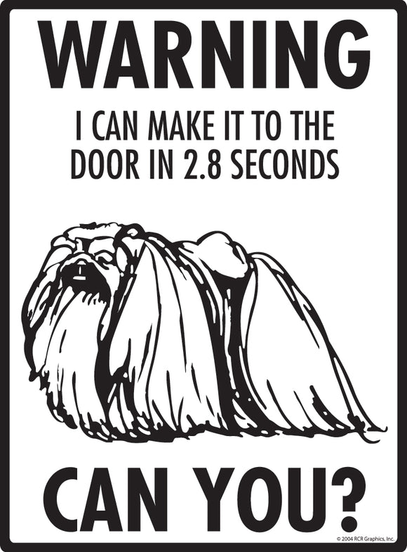 Pekingese! Make It To Fence or Door Signs (9" x 12")