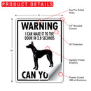 Pharaoh Hound! Make It To Fence or Door Signs (9" x 12")-5