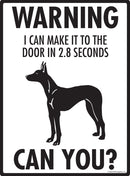 Pharaoh Hound! Make It To Fence or Door Signs (9" x 12")-2