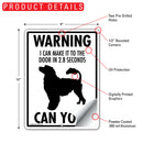 Portuguese Water Dog! Make It To Fence or Door Signs (9" x 12")-5