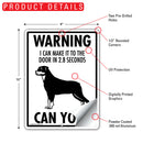 Rottweiler! Make It To Fence or Door Signs (9" x 12")-5