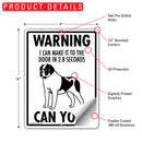 Saint Bernard! Make It To Fence or Door Signs (9" x 12")-5