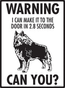 Schipperke Make It To Fence or Door Signs (9" x 12")-3