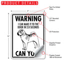 Shar Pei! Make It To Fence or Door Signs (9" x 12")-5