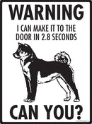 Shiba Inu! Make It To Fence or Door Signs (9" x 12")-2