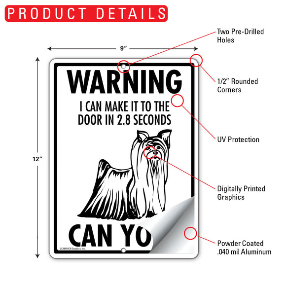 Silky Terrier! Make It To Fence or Door Signs (9" x 12")