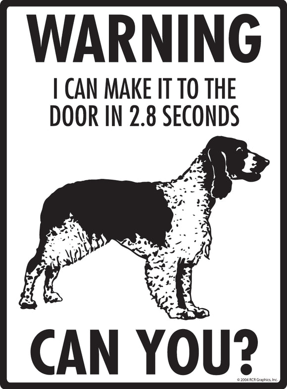 Welsh Springer Spaniel! Make It To Fence or Door Signs (9" x 12")