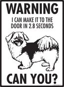 Tibetan Spaniel! Make It To Fence or Door Signs (9" x 12")-2