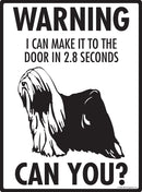 Tibetan Terrier! Make It To Fence or Door Signs (9" x 12")-2