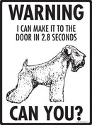 Wheaten Terrier! Make It To Fence or Door Signs (9" x 12")-2