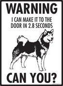 Alaskan Malamute Make It To Fence or Door Signs (9" x 12")-3