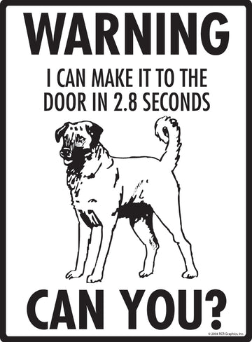 Anatolian Shepherd! Make It To Fence or Door Aluminum Sign - 9x12 Inch, Weatherproof, Yard - 0