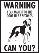 American Bulldog! Make It To Fence or Door Signs (9" x 12")-2