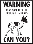American Hairless Terrier! Make It To Fence or Door Signs (9" x 12")-2