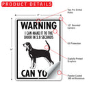 Black and Tan Coonhound! Make It To Fence or Door Signs (9" x 12")-5