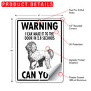 Labradoodle! Make It To Fence or Door Signs (9" x 12")-5